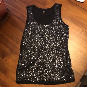 Loft Sequined Tank